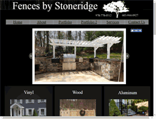 Tablet Screenshot of fencesbystoneridge.com